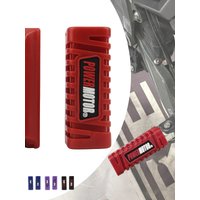 AliExpress PowerMotor Universal Motorcycle Non-Slip Front Foot Pedal Rubber Cover Adjustable Anti-Slip Dirt Bike Footrest Motocross Accessories Refit