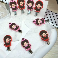 Cute For Monqiqi Hairclip Headwear For Girls Anime Cartoon Fashion Hairpin Hair Accessories Kids Birthday Xmas Gift
