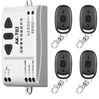 AK-T02 AC 220V Motor Wireless Remote Control Switch UP Down Stop Tubular Motor Controller Motor Forward Reverse TX RX Latched