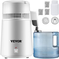 SucceBuy 4L Water Distiller Purifier Filter Dispenser Heating Drinking Bottle Softener 304 Stainless Steel Home Appliance