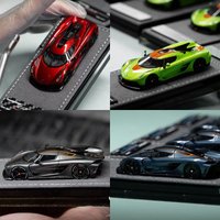 GRYNING 1:64 Jesko Absolut Cast Resin Automobile Model, A Holiday Gift Toy for Friends, An Adult Collection Piece.