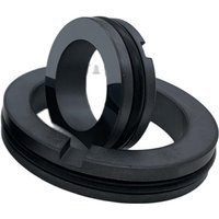 0.5" ~ 2" Type W Middle Groove O-rings Stationary Seats for Mechanical Seals, Material:SiC/VIT