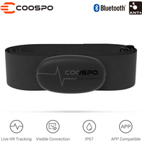 AliExpress CooSpo H6 NEW Heart Rate sensor IP67 Strap Bluetooth 4.0 ANT+ Heart Rate Sensor APP COMPATIBLE For Garmin Wahoo sport sensor
