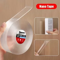 Doeyvose Nano Double Sided Tape, Waterproof Heat Resistant Transparent Traceless Adhesive Tape for Home Decor & Gap Sealing