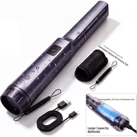 SUNPOW Wiederaufladbarer Pinpointer Metalldetektor IP68 Wasserdicht 15cm 360 ° Scan 3 Modi 15H Durchladezeit Goldsucher Metallfinder