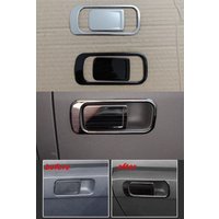 Stainless Steel Copilot Storage Glove Box Switch Button Cover Trim For VW Volkswagen Tiguan MK2 / T-Roc / T-Cross 2017-2025