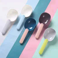 Pet Food Scoop With Clip Handle Multi - Purpose Pet Supplies Food Spoon Dog Cat Food Shovel Portable Thickened ABS Pet Scoop