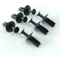 30PCS Auto Fastener Clips 6mm Body & Panel Trim Clips For BMW 51111908077 / 51110029491 Boot lining Clip Plastic Push Fit Rivets