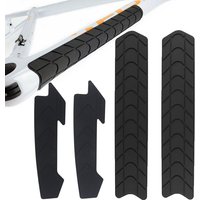 MTB Road Bike Frame Scratch-Resistant Sticker Silicone Bike Chain Protector Bike Downtube Guard Chainstay Pad Chain Guard Cover