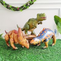 1pc Large 3D Dinosaur Balloon for Birthday Celebrations Assembling Tyrannosaurus Rex Triceratops Balloons Birthday Party Decor