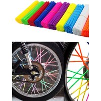 AliExpress NONE 72Pcs Bicycle Wheel Spoke Protector Wraps 24cm Wheel Rim Spoke Wrap Kit for Motorcycle Bike Color Rims Skin Trim Covers Pipe