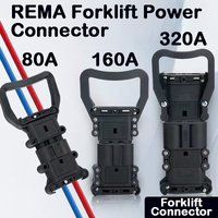 1/5/20Set REMA Electric forklift charging male female connector DC 150V power plug-in 80A 160A 320A High Current Battery