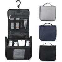 Multifunction Hanging Flip Men Travel Toiletry Bags Portable Pockets Water-Resistan Portable Shaving Kit Storage Make Up Bags