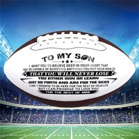 Official Match Rugby Size #9 Pu Leather Machine Sewn American Football Sports Training Olive Ball Gift For Son And Grandson