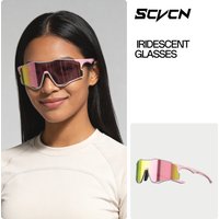 SCVCN Outdoor Photochromic Running Airy Sunglasses Men Women Climbing Glasses Sports Cycling Bicycle UV400 Hiking Goggles