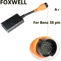 A+ Foxwell FOR Benz 38 Pin and Extension Cable for Foxwell NT510 NT520 NT530 PRO Multi-System Scanner