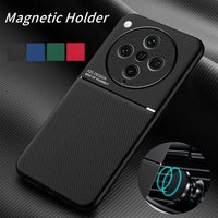Rugged Non-Slip Case for OPPO Find X8 Pro 5G Protective Cover Magnetic Suction Holder Coque Fundas Capa