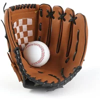 Baseball Softball Catcher Glove, Left Hand Outdoor Training Equipment, Suitable for Kids, Teenagers and Adult Players