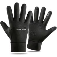 AliExpress NONE Autumn Winter Men Women Outdoor Cycling Gloves Touch Screen Anti Slip Windproof Gloves Warm Fleece Running Ski Gloves