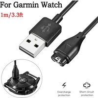 USB Charging Cable Data Cord Charger For Garmin Instinct Vivoactive 3/4/4s Vivosport Forerunner 945 935 245 245M 45 45S Charger