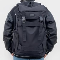 Trendy Hip-hop Skateboard Backpack, Men's Large Capacity Backpack, Student Backpack, Sports Hiking Waterproof Travel Bag mochila