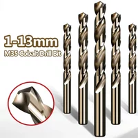1PC 1mm-6.5mm M35 Cobalt Drill Bit HSS Drill Bit M35 For Stainless Steel Drilling Metalworking Power Drill Bit Tools
