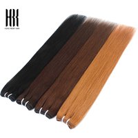 Hero Remy Hair Straight Human Hair Weaves European Remy Human Hair Bundles Weft Extensions Natural Hair Highlight 100g/pc 16-22"