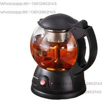 AliExpress NONE 1L Household Black Tea Maker Automatic Steam Black Teapot Glass Multifunctional Electric Kettle Health Pot Boiling Teapot