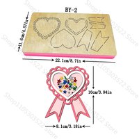 Medal Wooden Cutting Dies for Craft Machines Compatible with Popular Mold Cutting Devices BY-2