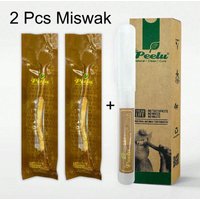 1Pcs Portable Box + 2Pcs Miswak Set Toothbrush Branch Traditional Toothbrush Stick For Healthy Gums Fresher Breath Creative Gift