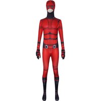 Daredevil Born Again Cosplay Costume Superhero Jumpsuit Mask Daredevil Zentai Suits Men Boys Outfits Bodysuit for Kids Adult