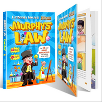 Murphy's Law The Scarily Accurate Caricature Funny Science Comic Book For Kids 8-12 Years Life Wisdoms Educational Humor Book