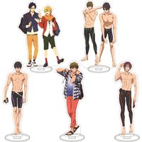 16CM Anime Acrylic Figure Free! Nanase Haruka Matsuoka Rin Tachibana Makoto Hazuki Nagisa Cos Chrismas Gifts Stand Ornaments