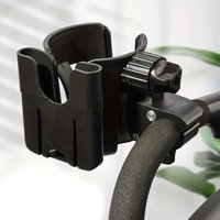 Stroller Cup Holder with Phone Holder Bike Cup Holder 2-in-1 Universal Storage Holder for for Stroller Walker Wheelchair Scooter