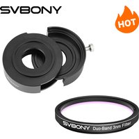 Svbony SV226 Filter Drawer with SV220 H-Alpha & OIII 3nm Dual-Band Nebula Filter Telescope Filter 1.25''/2''for Astrophotography