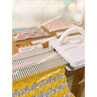 LK150 - 6.5mm Medium Gauge, Plastic Househol Knitting Machine Parts, Stitches, Sewing Machine Accessories, Silver Shank, 150