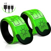 AliExpress MDUG Rechargeable Night Running Armband Armband Outdoor Sports Safety Arm Belt LED Light Band Cycling Safety Leg Warning Wristband