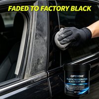 150g Car Plastic Restoration Black Wax, Darken Faded Parts, Enhance Durability & Restore Appearance