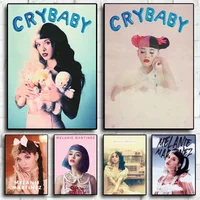 Singer Melanie Martinez Posters Pop Music Album Cover Crybaby Aesthetic Art Canvas Painting Pictures For Room Home Wall Decor