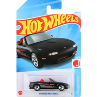 2024E Original Hot Wheels Car 91 Mazda MX-5 Miata RX-7 Toys for Boy 1/64 Diecast Carro Alloy Model Voiture Juguete Birthday Gift