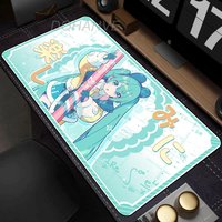 Hatsune Miku Large Gaming Laptop Computer Desk Mat XXL Mouse Pad Anime Kawaii Mouse Mats Notbook Mousepad Gamer Girls Bedroom