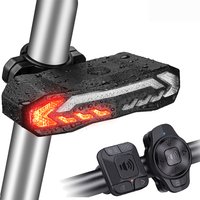 AliExpress NONE Extractme Bicycle Rear Light Alarm Waterproof Rechargeable Scooter Bike Turn Signal Warning Lamp Auto Brake Light