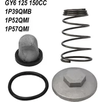 Oil Drain Plug Set for GY6 50cc To 150cc 125/150 Moped Filter Drain Screw Scooter offroad parts For Baotian Benzhou Znen Taotao