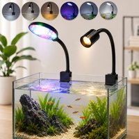 USB LED Aquarium Light Lighting plants Grow Light AC5V 3W LED Fish Tank Light Multiple Modes Dimmable Lightness Full Spectrum