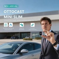 Ottocast Mini Slim Wireless CarPlay Android Auto Adapter USB Dongle Plug Play Bluetooth 5.0 Wifi Auto Connect for 98% of Cars