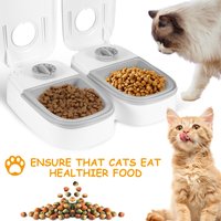 and Wet Food Double Meal Separation Regular Quantitative Healthy Feeding Automatic Pet Feeder for Dogs and Cats Dry