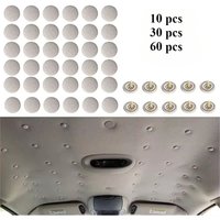 10/30/60Pcs Car Interior Roof Buckles Headliner Ceiling Cloth Fixing Screw Care Fabric Buckle Rivets Retainer Cap Repair Tools
