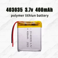 403035 3.7V Lipo Battery 400mAh Lithium Li Polymer Batteries Ph-2P for Massage Instrument Gps Navigator Smart Band Loudspeaker