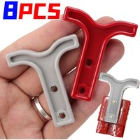 For Plug Pull Handle Caravan Solar Battery Quick Disconnect Connector Safe Release T Handle Red Gray Auto Accessories
