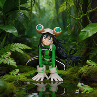Tsuyu Asui, My Hero, Anime Figure, Anime Merchandise, Anime Merch Gift for Friends Birthday, Anime Character Statue Ornament, Desktop Ornament, Pc Desktop Ornament, Collectible Figure, Holiday Gift,